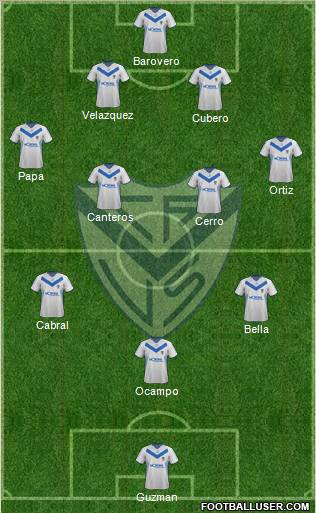 Vélez Sarsfield Formation 2012
