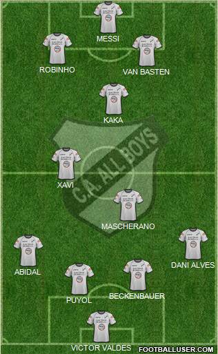 All Boys Formation 2012