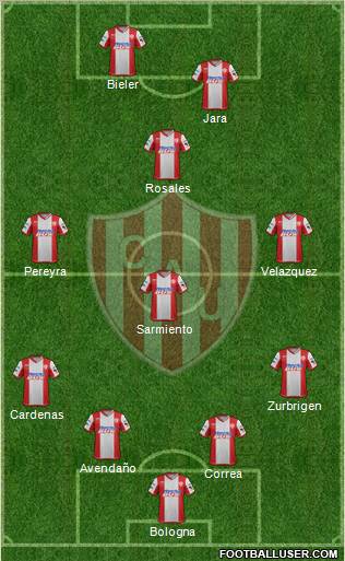 Unión de Santa Fe Formation 2012