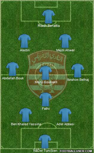 Club Africain Tunis Formation 2012