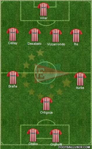 Estudiantes de La Plata Formation 2012