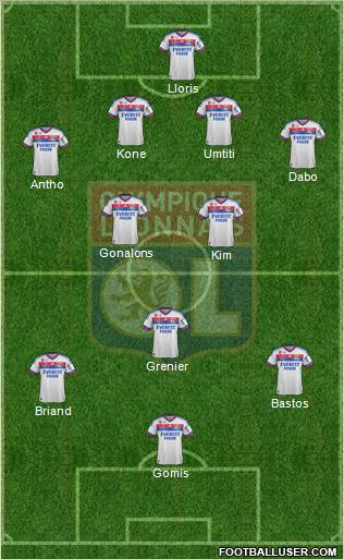 Olympique Lyonnais Formation 2012
