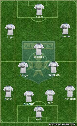 A.J. Auxerre Formation 2012