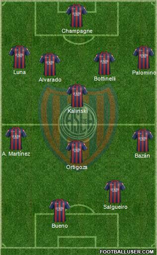 San Lorenzo de Almagro Formation 2012