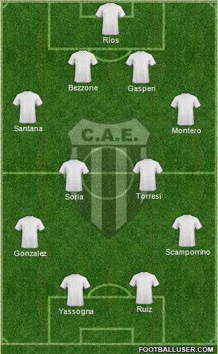 Estudiantes de Buenos Aires Formation 2012