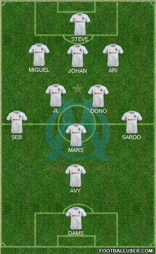 Olympique de Marseille Formation 2012