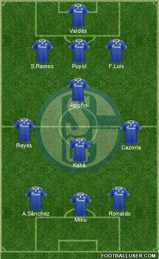 FC Schalke 04 Formation 2012