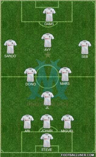 Olympique de Marseille Formation 2012
