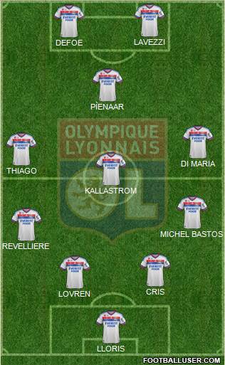 Olympique Lyonnais Formation 2012