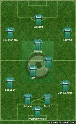KSV Cercle Brugge Formation 2012