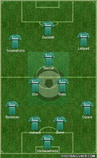 KSV Cercle Brugge Formation 2012