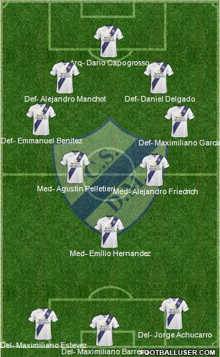 Deportivo Merlo Formation 2012