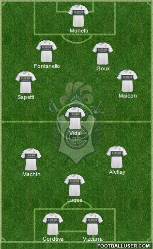 Gimnasia y Esgrima de La Plata Formation 2012