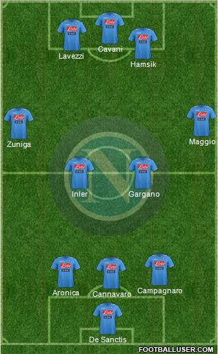 Napoli Formation 2012
