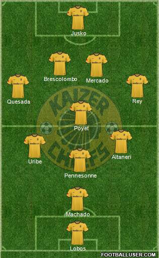 Kaizer Chiefs Formation 2012