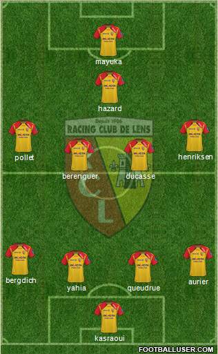 Racing Club de Lens Formation 2012