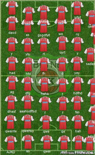 Bryne FK Formation 2012