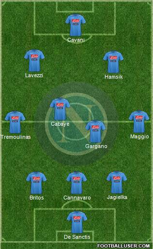 Napoli Formation 2012