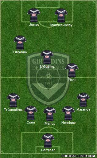 FC Girondins de Bordeaux Formation 2012