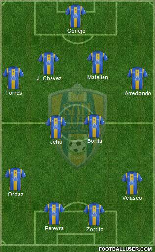 Club Real San Luis Formation 2012