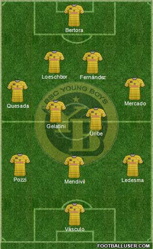 BSC Young Boys Formation 2012