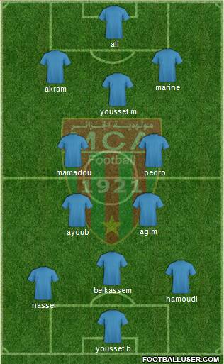 Mouloudia Club d'Alger Formation 2012