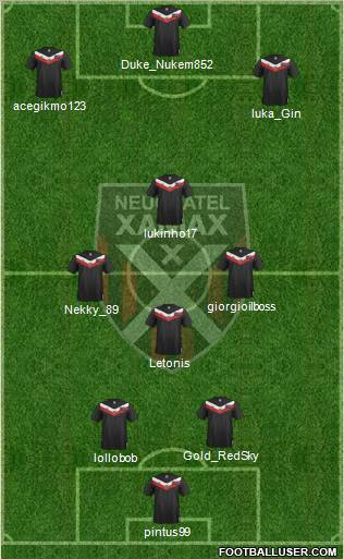 Neuchâtel Xamax FC Formation 2012