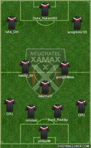 Neuchâtel Xamax FC Formation 2012