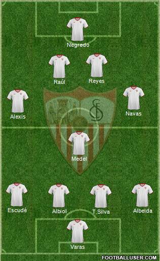 Sevilla F.C., S.A.D. Formation 2012