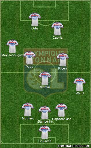 Olympique Lyonnais Formation 2012