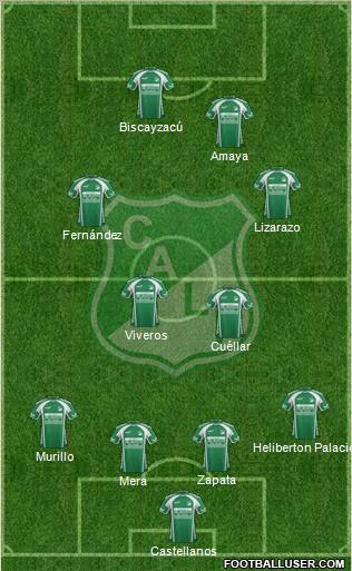 AC Deportivo Cali football formation