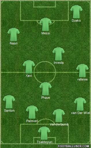 Pro Evolution Soccer Team Formation 2012