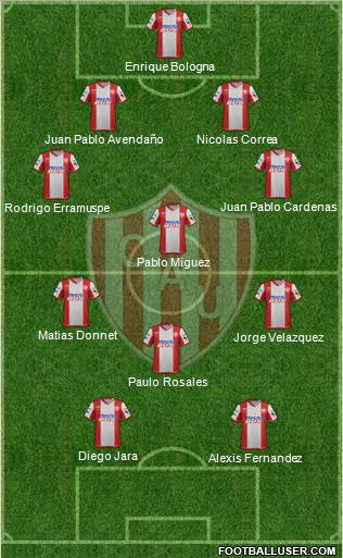 Unión de Santa Fe Formation 2012