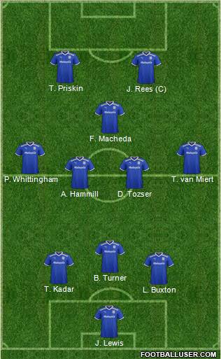 Cardiff City Formation 2012