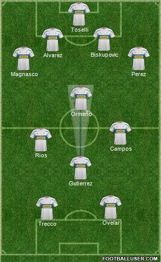 CD Universidad Católica Formation 2012