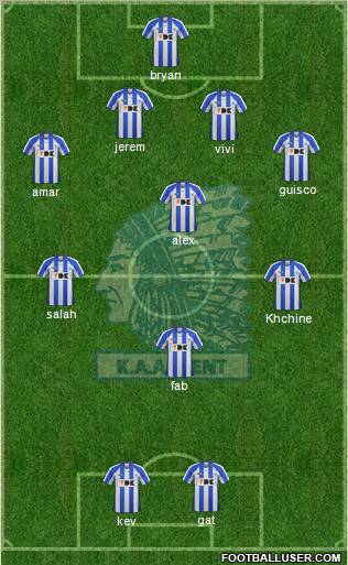 KAA Gent Formation 2012