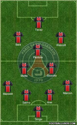Paris Saint-Germain Formation 2012