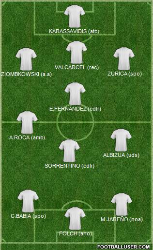 Pro Evolution Soccer Team Formation 2012