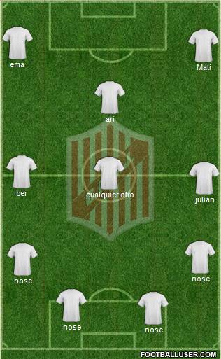 9 de Julio Formation 2012