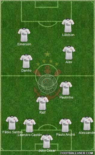SC Corinthians Paulista Formation 2012