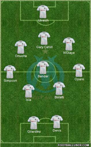 Olympique de Marseille Formation 2012