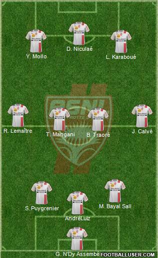 A.S. Nancy Lorraine Formation 2012