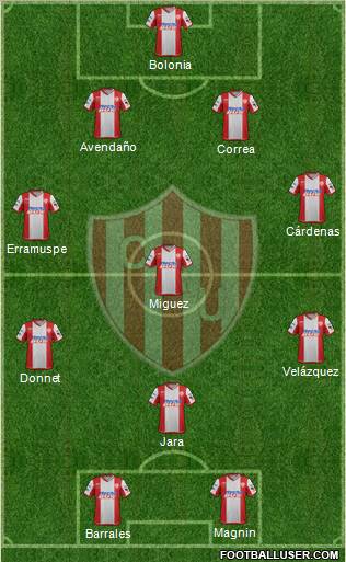 Unión de Santa Fe Formation 2012