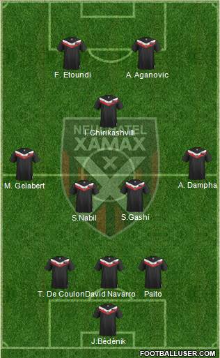 Neuchâtel Xamax FC Formation 2012