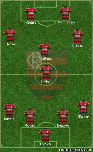 CR Flamengo Formation 2012