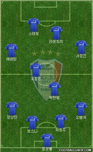 Suwon Samsung Blue Wings Formation 2012