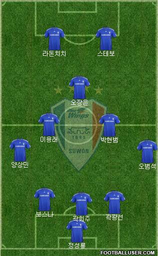 Suwon Samsung Blue Wings Formation 2012
