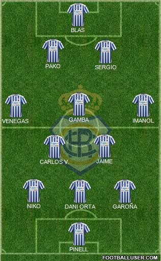 R.C. Recreativo de Huelva S.A.D. Formation 2012