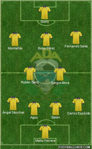 A.D. Alcorcón Formation 2012