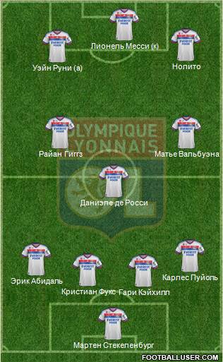 Olympique Lyonnais Formation 2012